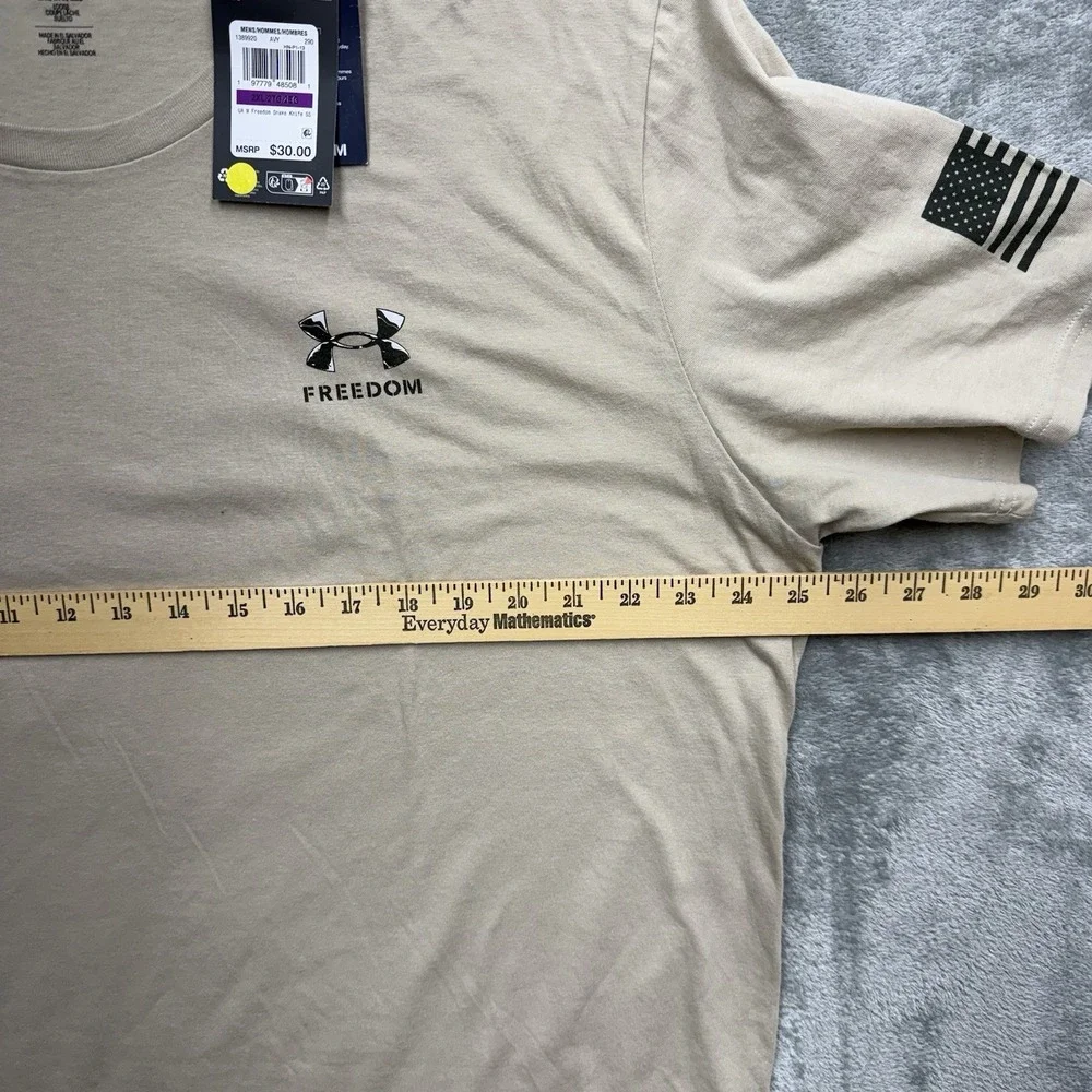Under Armour 1389920 Men's Freedom Snake Knife Cotton Desert Sand Size 2XL